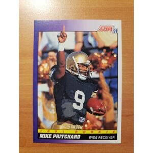 Mike Pritchard 1991 Score #592 - Rookie - Atlanta Falcons - NFL - Fresh Pull